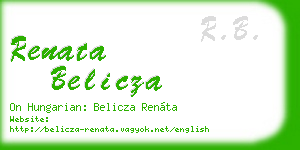 renata belicza business card